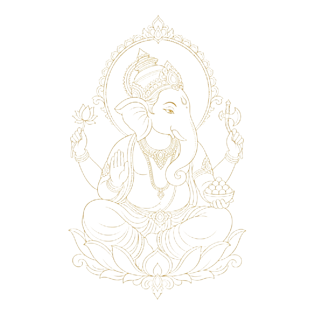 Lord Ganesha invocation emblem